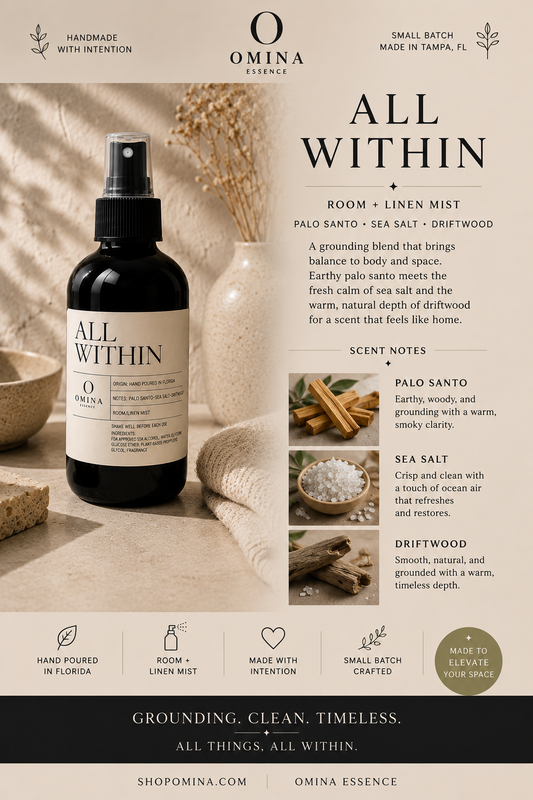 ALL WITHIN Room & Linen Mist Omina