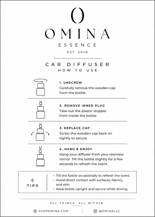OMINA ESSENCE – SACRED Car Diffuser Omina