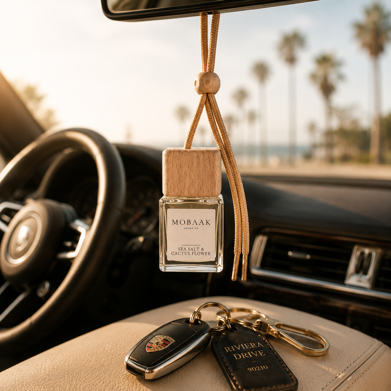 Sea Salt & Cactus Flower Car Diffuser Mobaak Aromatherapy Shoppe