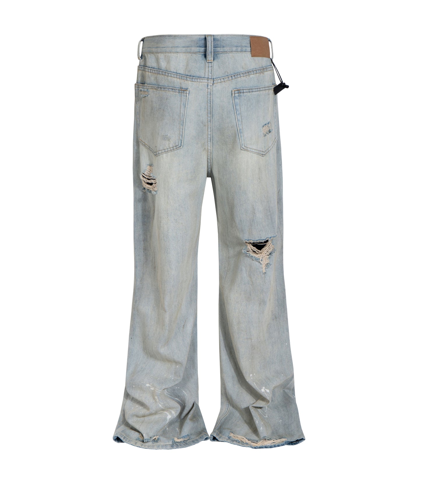 STONE DESTRUCTION FLARE DENIM UNDEVELOPED