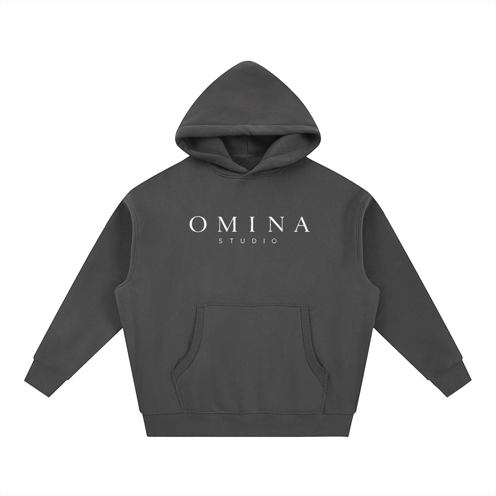 Omina Studio Essential Oversized Boxy Fit Fleece Hoodie ODMPOD