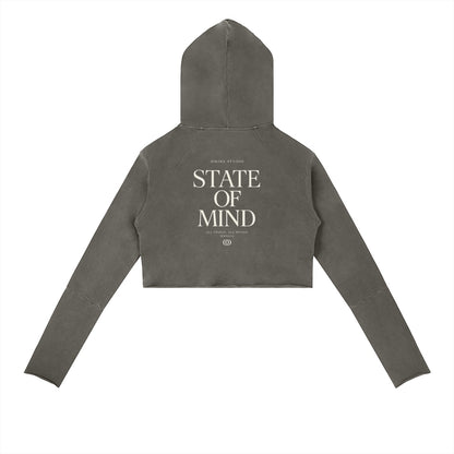 Vintage Washed Raw Edge Hoodie ODMPOD