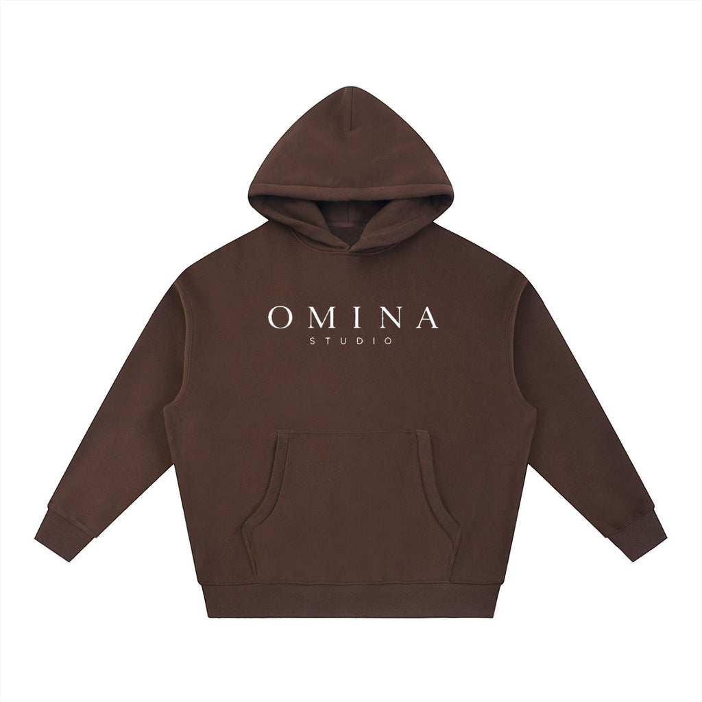 Omina Studio Essential Oversized Boxy Fit Fleece Hoodie ODMPOD
