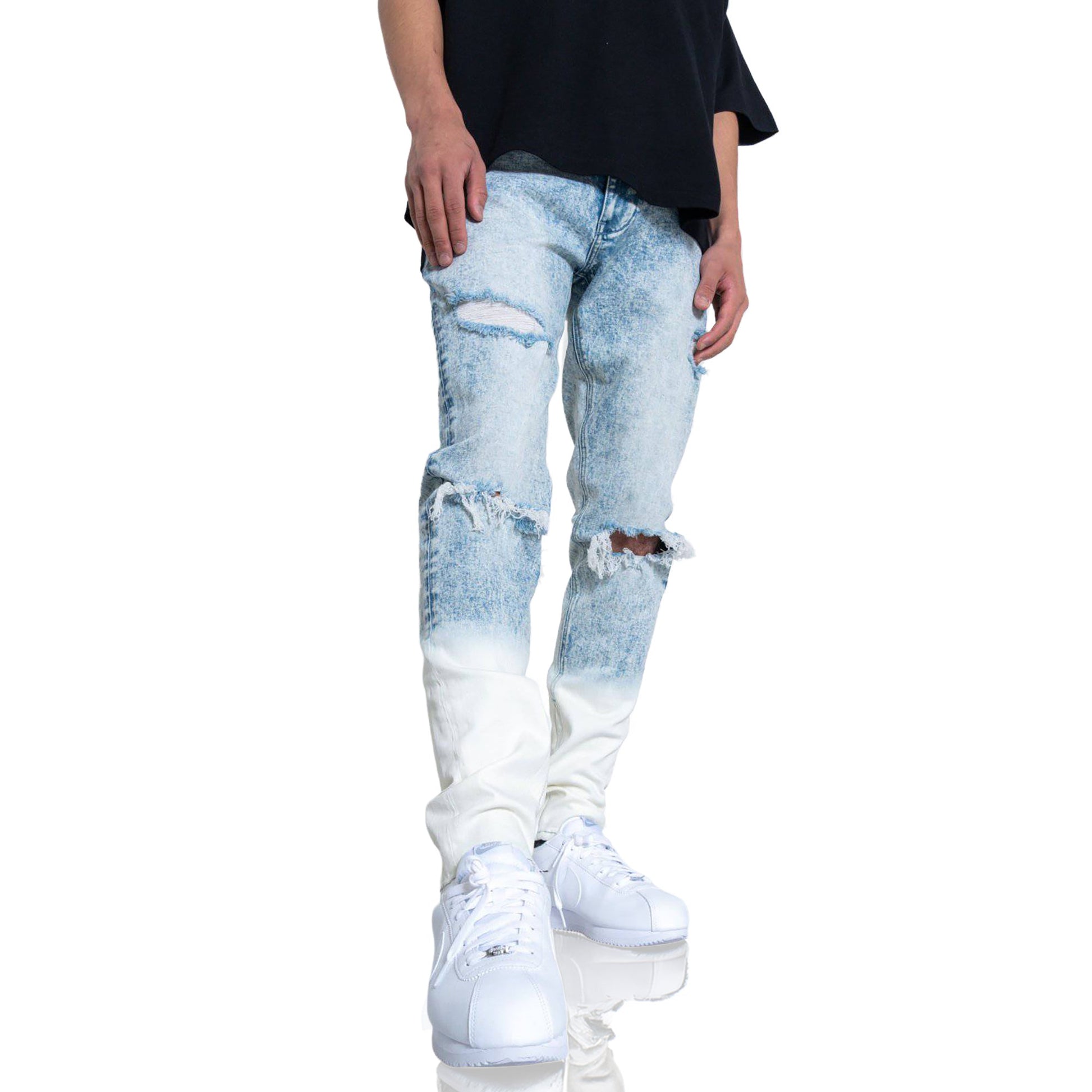 Konus Men's Acid Washed Jean in Blue Shop at Konus