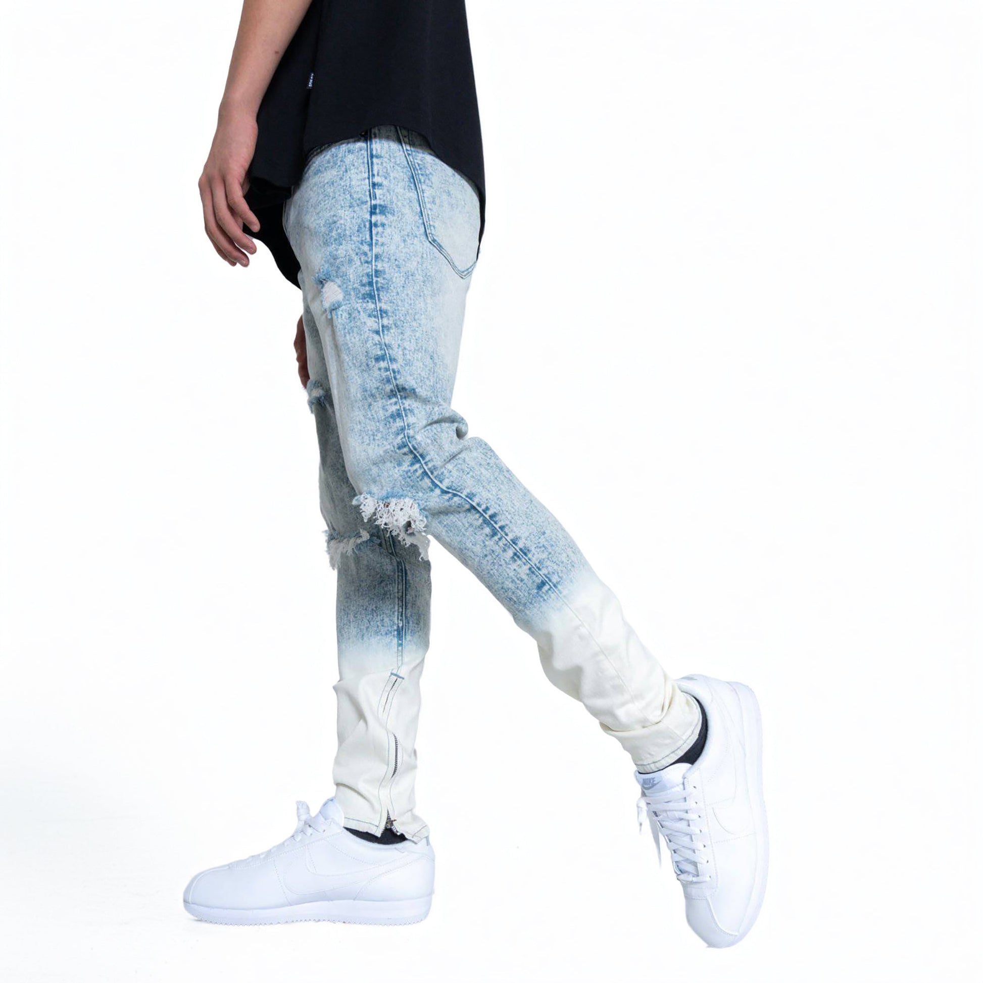 Konus Men's Acid Washed Jean in Blue Shop at Konus