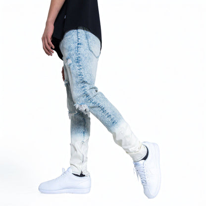 Konus Men's Acid Washed Jean in Blue Shop at Konus