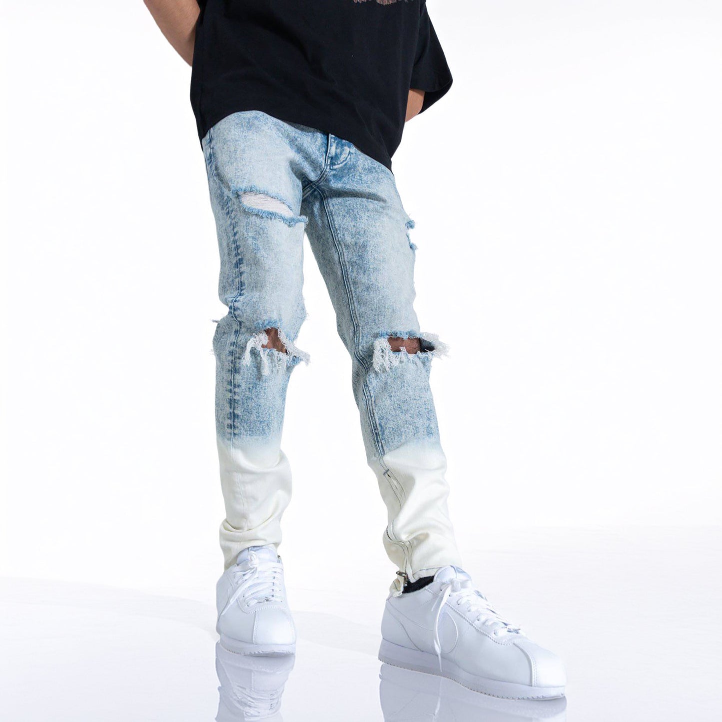 Konus Men's Acid Washed Jean in Blue Shop at Konus