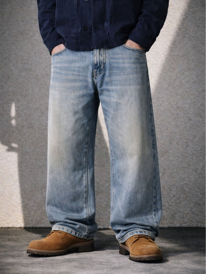 DIRT WASH BAGGY DENIM UNDEVELOPED