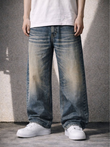 SANDWASH BAGGY DENIM UNDEVELOPED
