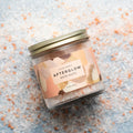 Slow North Afterglow Bath Salts in 15 oz jar, relaxing body care with natural mineral-rich salts for soothing bath experience.