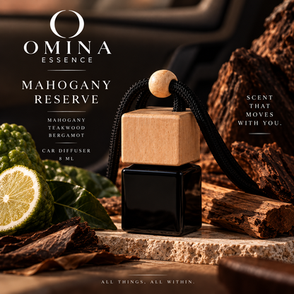 OMINA ESSENCE – MAHOGANY RESERVE Car Diffuser Omina