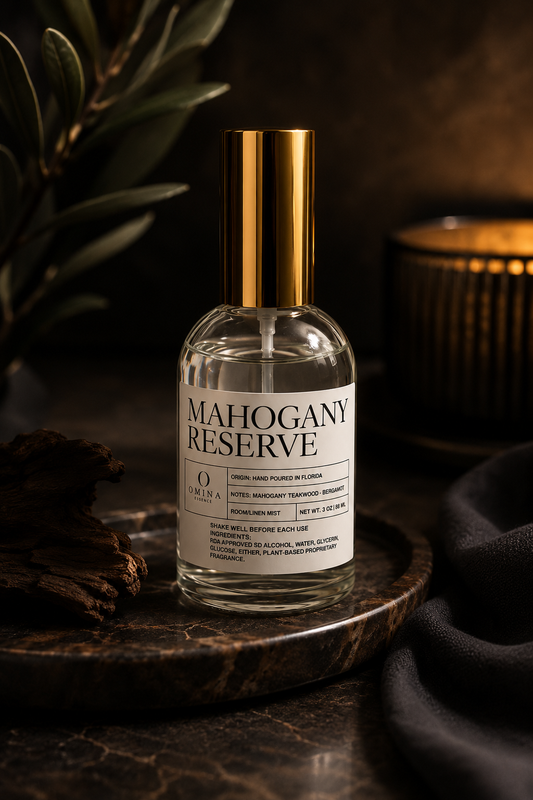 Mahogany Reserve Room + Linen Mist Omina