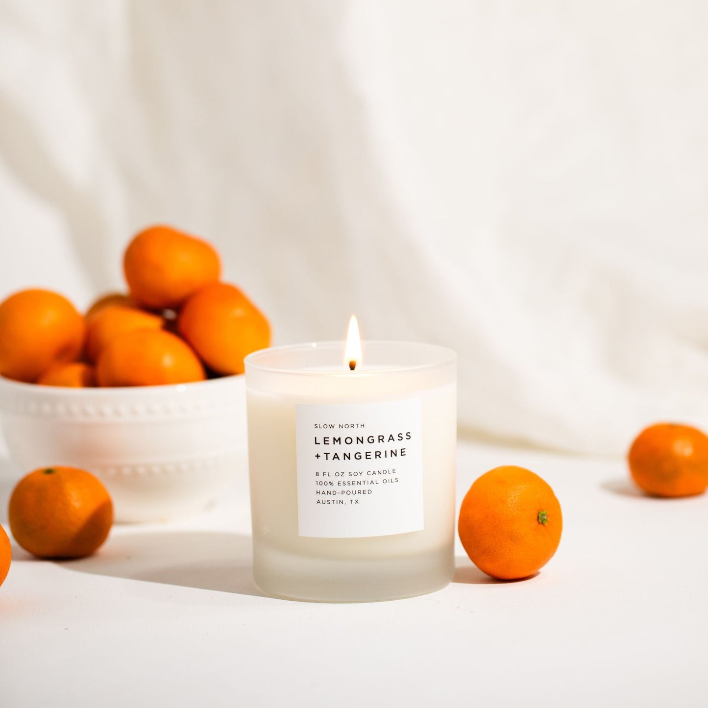 Lemongrass + Tangerine - Signature Candle Slow North