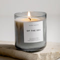 Slow North Of The Sea spa collection candle, scented spa candle with ocean-inspired design and calming ambiance.