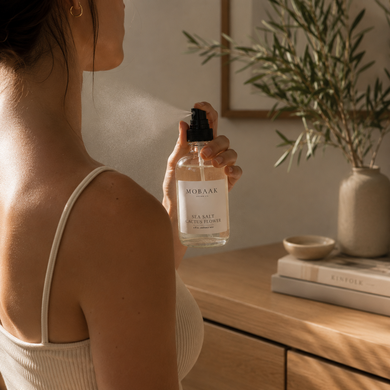 Sea Salt & Cactus Flower Ambiance Mist Mobaak Aromatherapy Shoppe