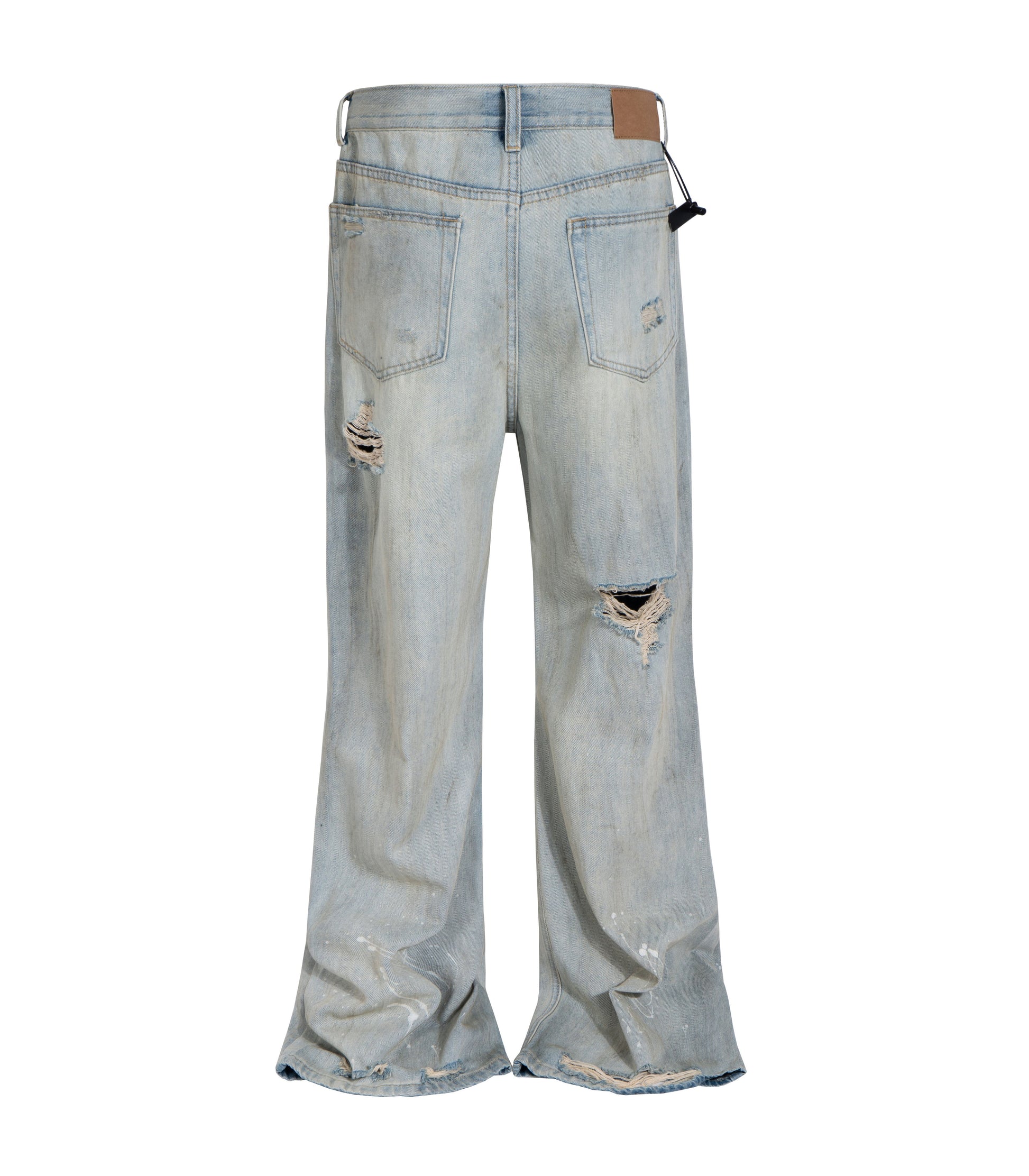 STONE DESTRUCTION FLARE DENIM UNDEVELOPED