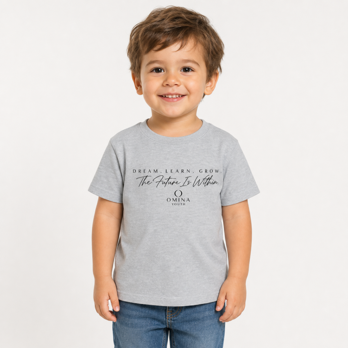 OMINA Youth | Dream. Learn. Grow. T-Shirt Omina