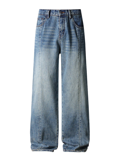 INDIGO BAGGY DENIM UNDEVELOPED
