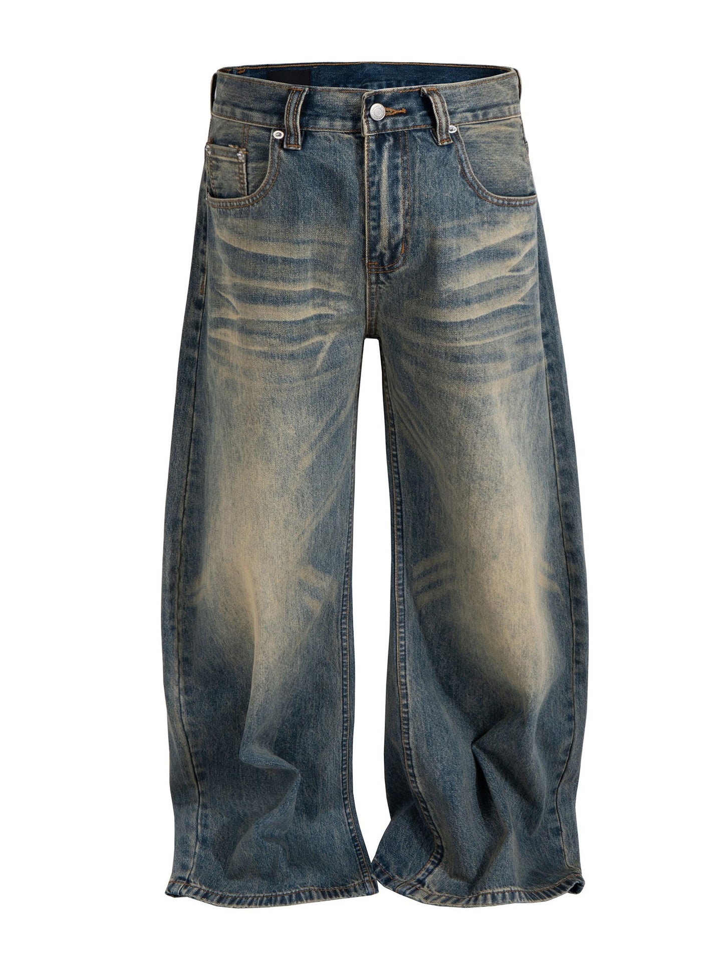 SANDWASH BAGGY DENIM UNDEVELOPED