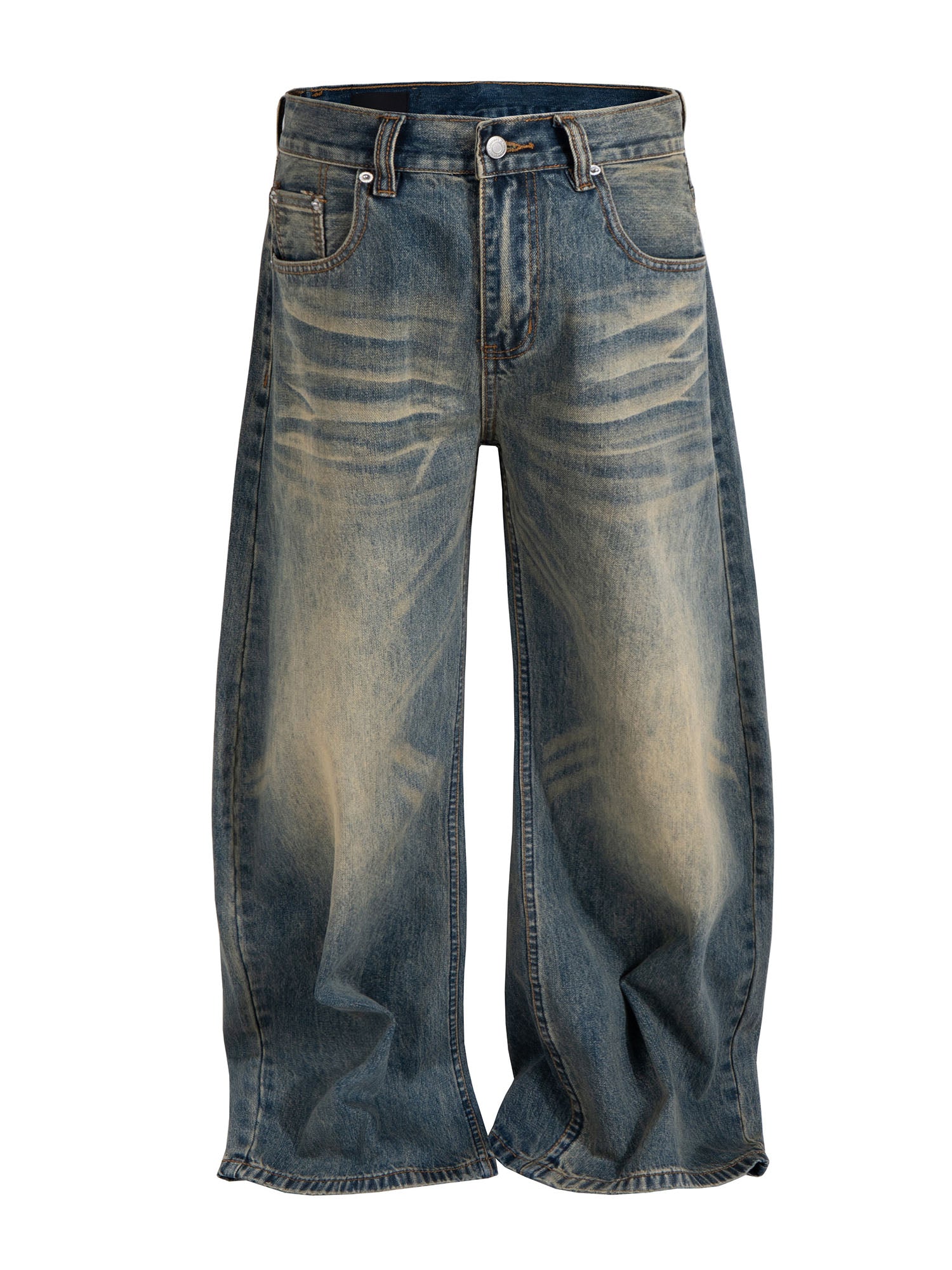 SANDWASH BAGGY DENIM UNDEVELOPED
