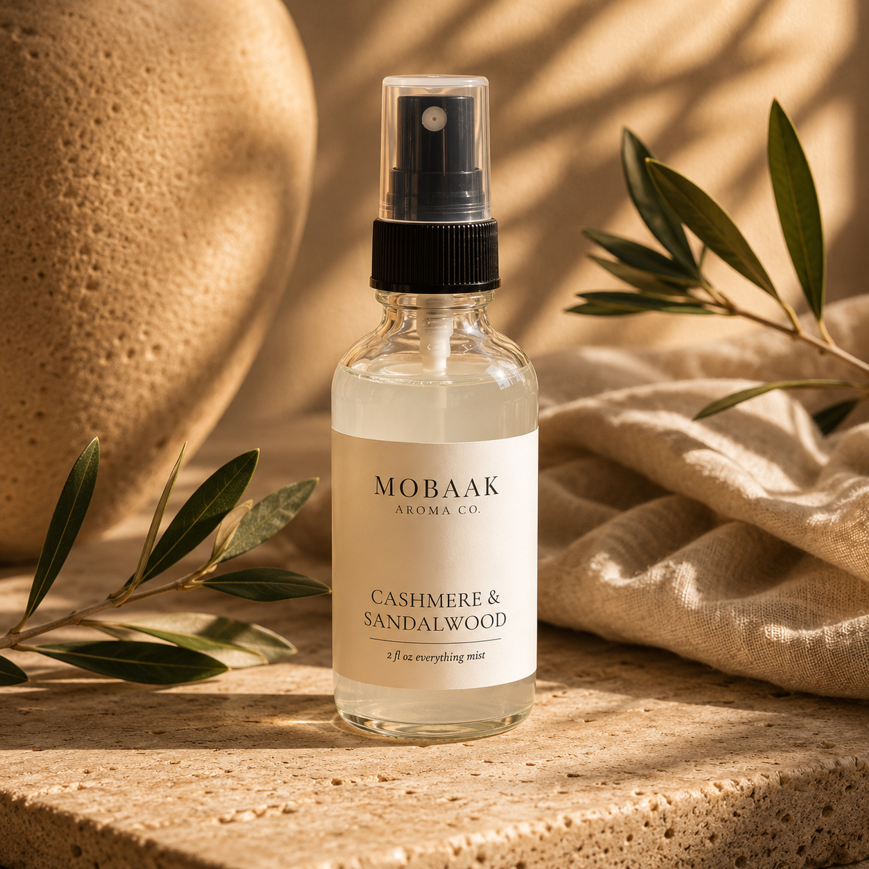 Cashmere + Sandalwood Everything Mist Mobaak Aromatherapy Shoppe