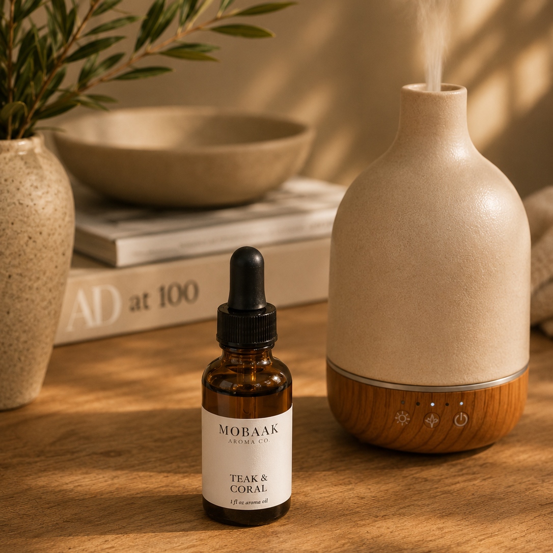 Teak + Coral Aroma Oil Mobaak Aromatherapy Shoppe
