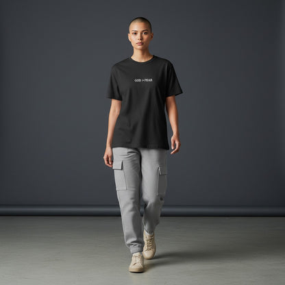 Omina Studio Womens God > Fear Crew neck PODpartner