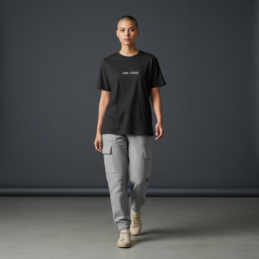Omina Studio Womens God > Fear Crew neck PODpartner
