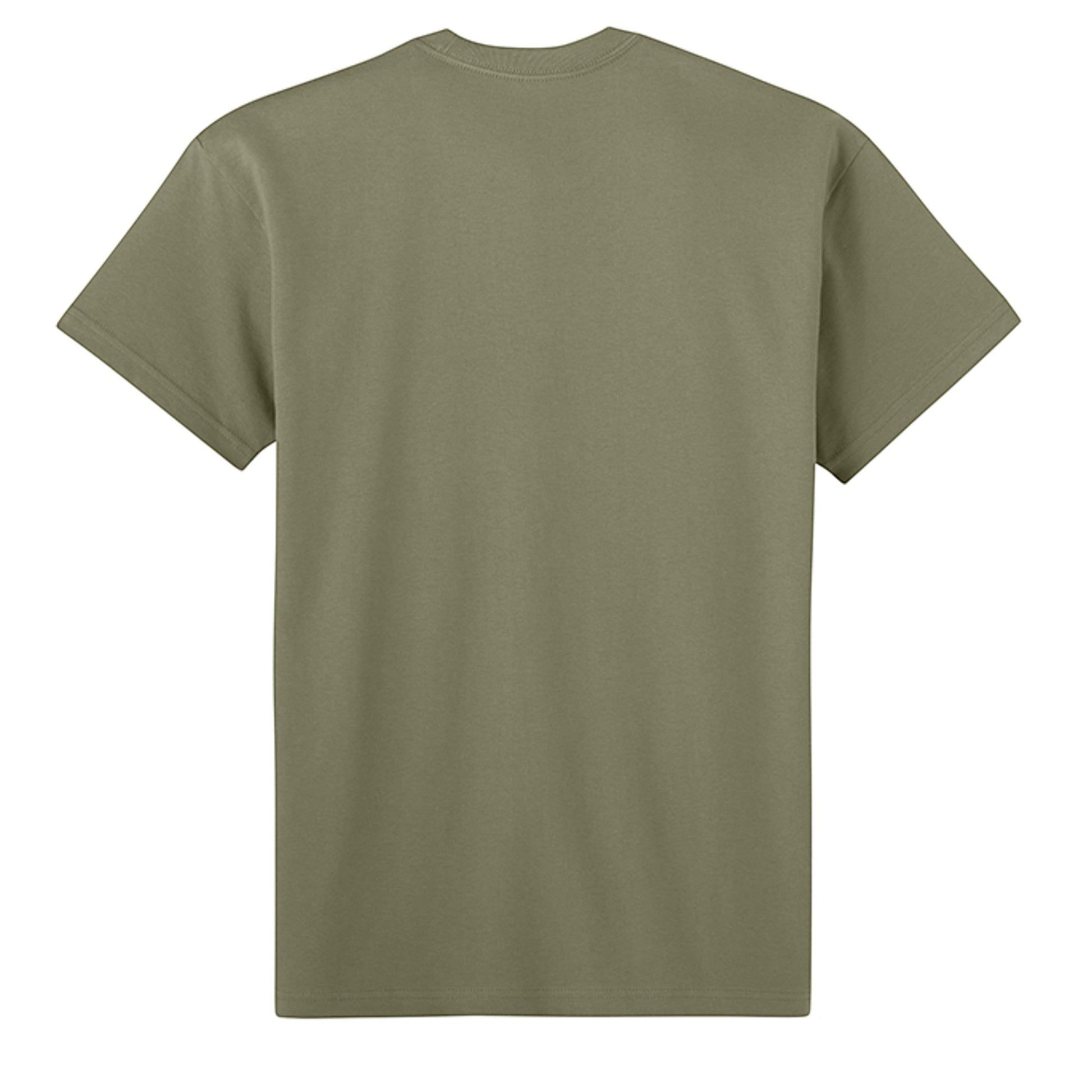 Omina Blessed, Not Pressed heavyweight cotton t-shirt in olive green with a relaxed fit and dropped shoulders.