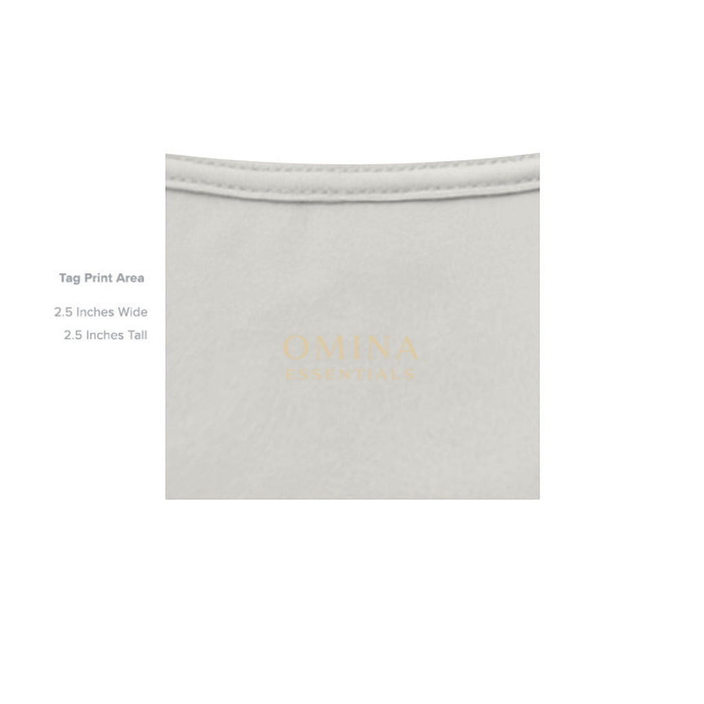 Omina Essentials white heavyweight combed ring-spun cotton t-shirt with relaxed oversized fit and minimalist design.