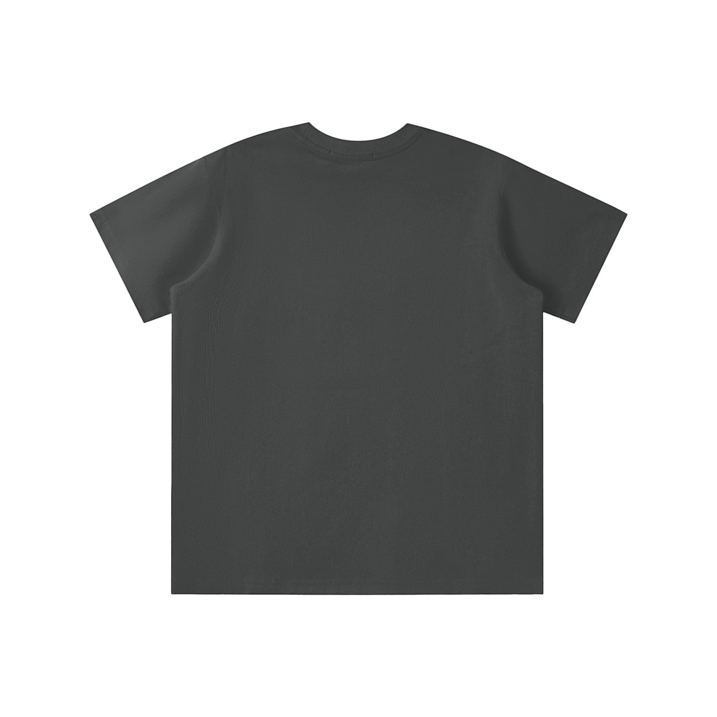 Omina Kids dark grey Sorona quick-dry cooling t-shirt with short sleeves and crew neck. Lightweight, breathable fabric for active days.