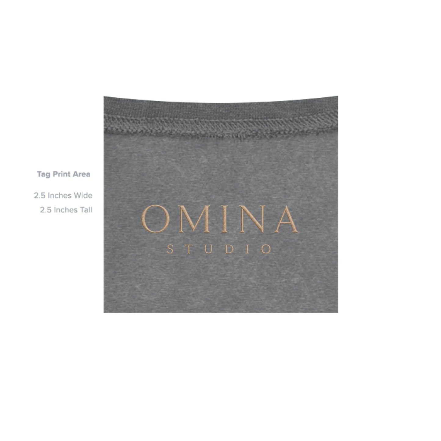 Omina grey marl cotton blend hoodie with Medusa graphic print and drawstring hood.