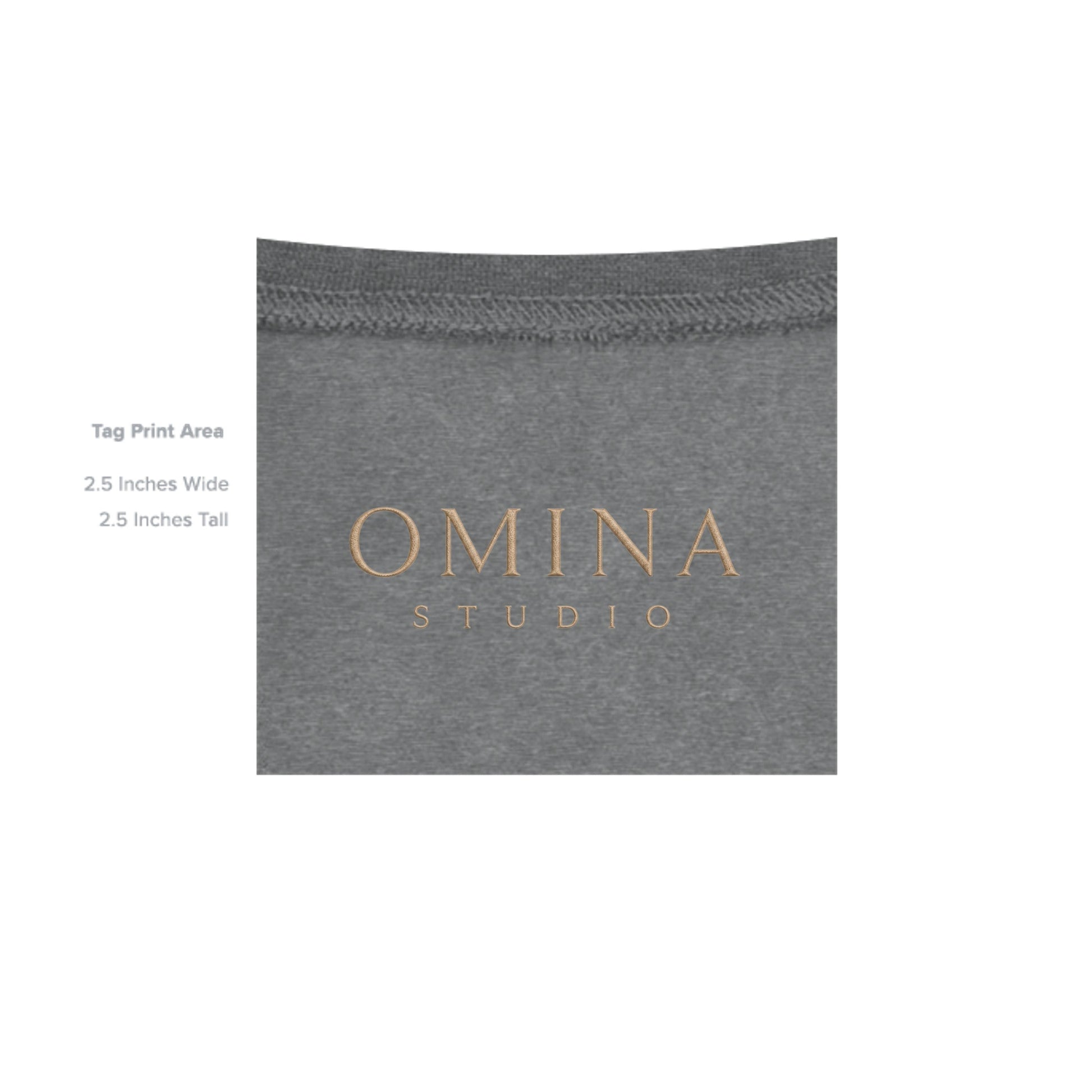 Omina grey marl cotton blend hoodie with Medusa graphic print and drawstring hood.