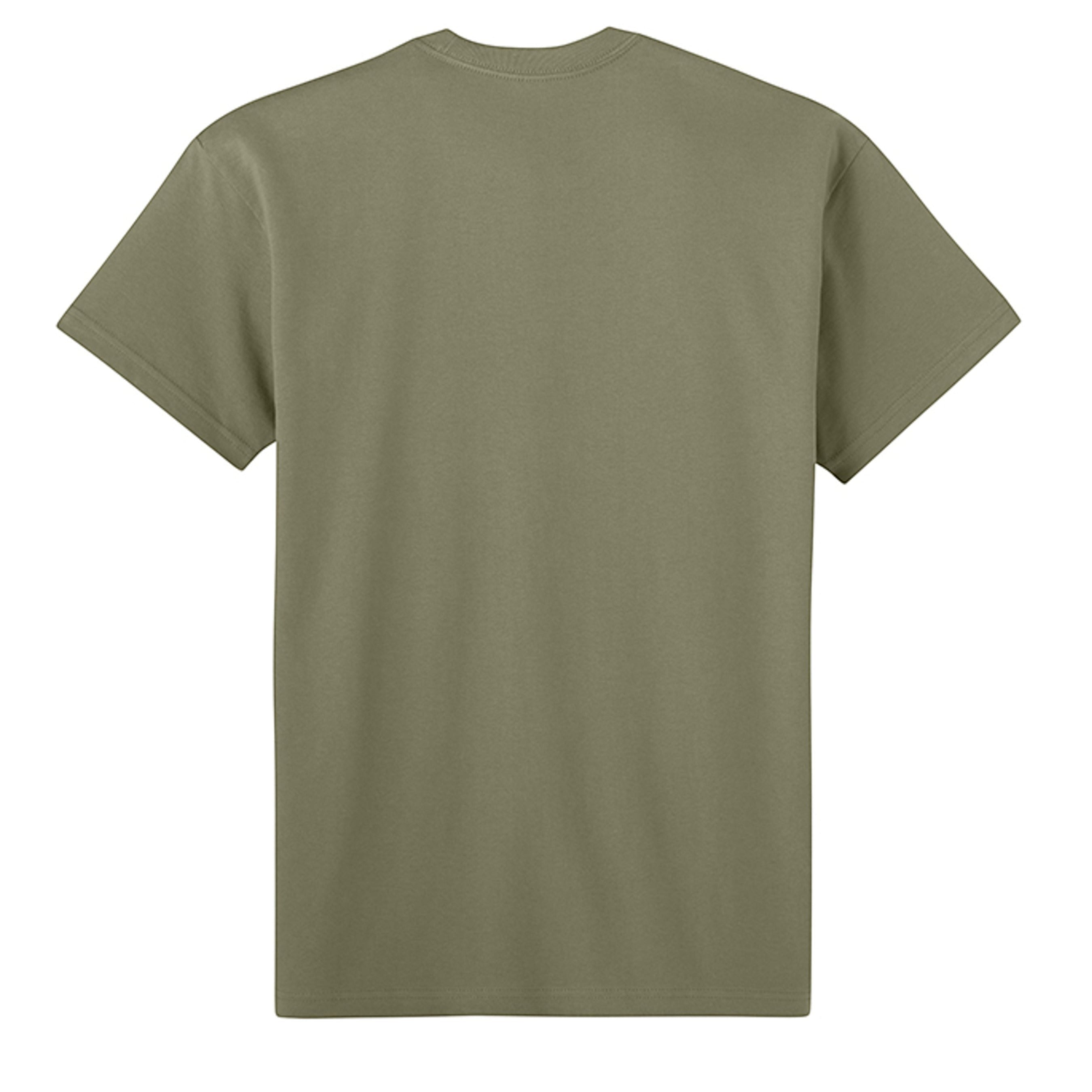 Omina heavyweight cotton oversized fit t-shirt in olive green.