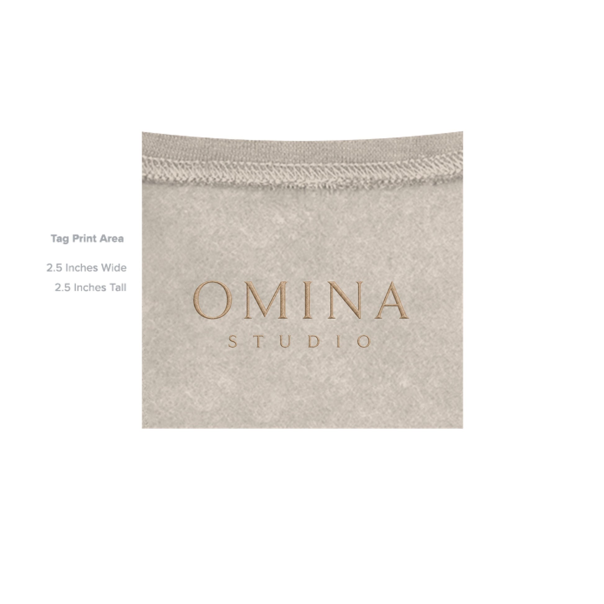 Omina Studio beige cotton blend graphic hoodie sweatshirt with Medusa print