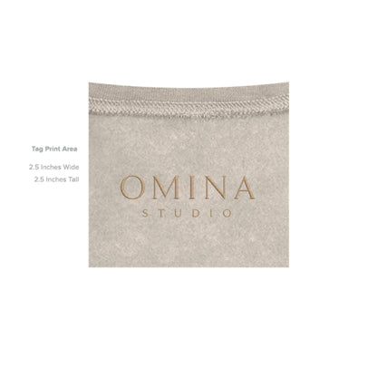Omina Studio beige cotton blend graphic hoodie sweatshirt with Medusa print