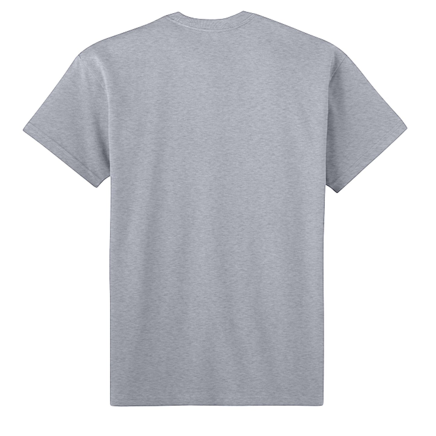Omina Studio grey heavyweight cotton oversized t-shirt with dropped shoulders and relaxed fit.