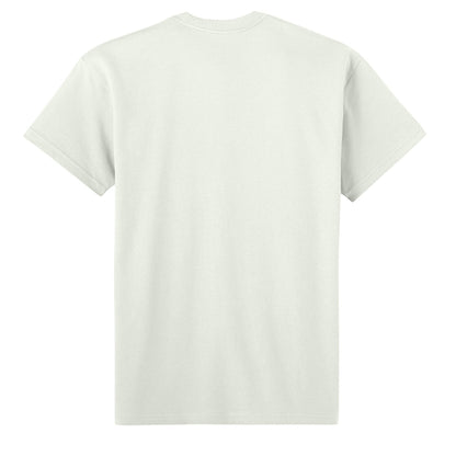 Omina Studio Intentional Living T-Shirt in off-white heavyweight cotton with relaxed fit and dropped shoulders.