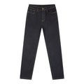OMINA Essentials Women’s dark wash high-rise skinny jeans made from soft stretch denim for comfort and movement.