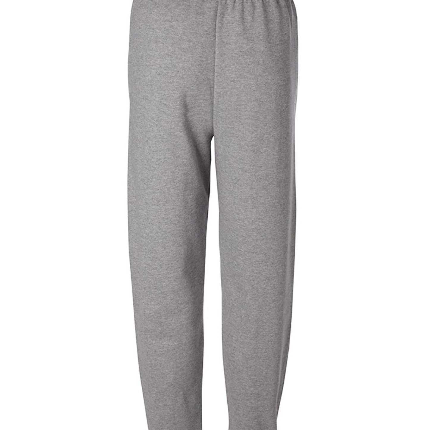 Omina Youth grey sweatpants made from soft premium fabric with a relaxed fit and adjustable waistband.