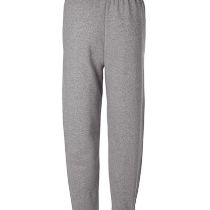 Omina Youth grey sweatpants made from soft premium fabric with a relaxed fit and adjustable waistband.