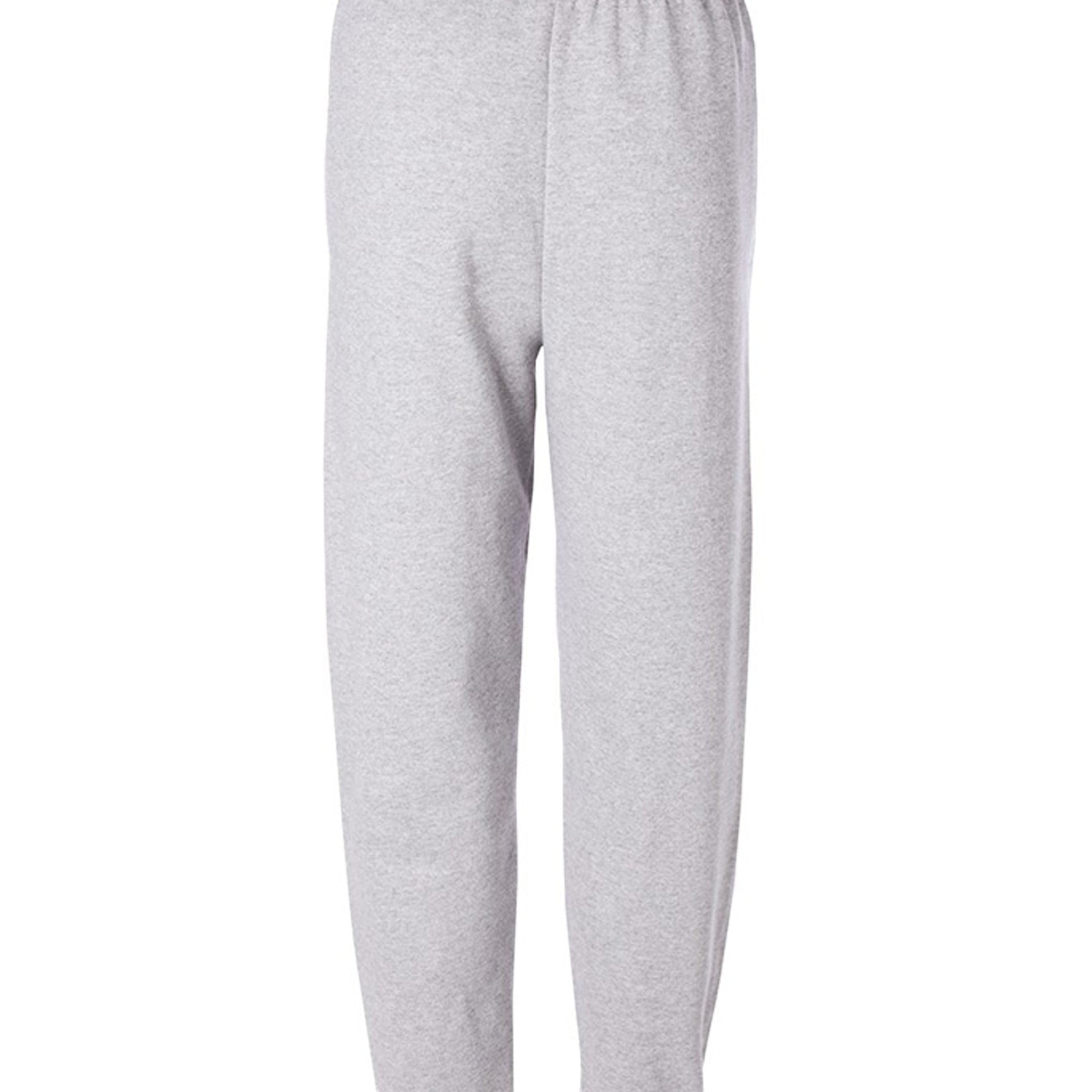 Omina Youth Next Gen Energy sweatpants in light grey heather. Relaxed fit, soft premium fabric, adjustable waistband.